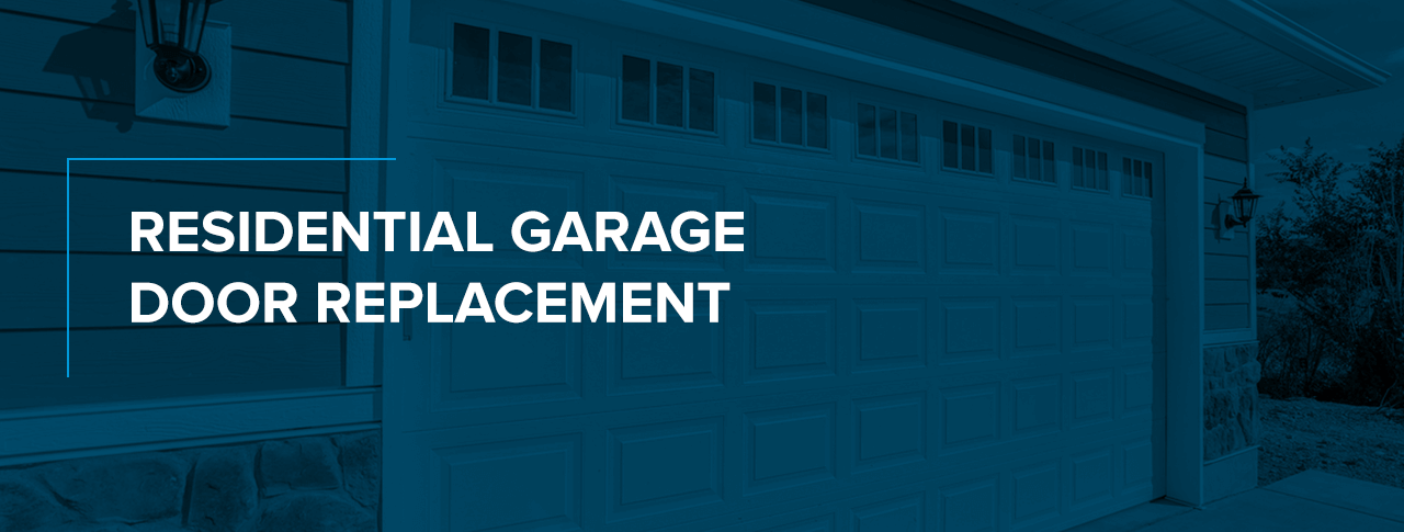 residential garage door replacement